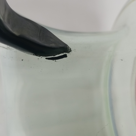 Uranium Depression Banded Water Pitcher - Picture 15 of 16